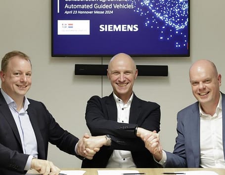 Siemens en VDL intensiveren samenwerking voor tweede generatie Automated Guided Vehicles (AGV’s)